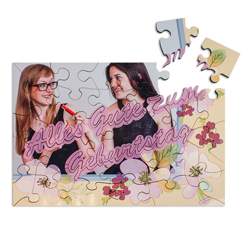 Cut Print Service GbR Holzpuzzle ALLES GUTE ZUM GEBURTSTAG
