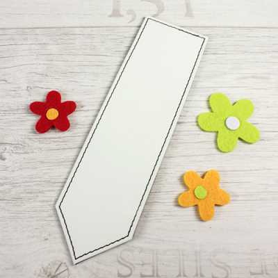 Leather bookmark, size 50 x 180 mm with your motiv