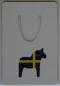 Preview: Aluminum Bookmark Sverige Dalahorse 50 x 75 mm