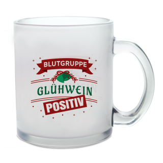 Glastasse satiniert