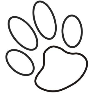 Sticker Dog paw