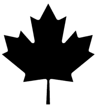 Sticker Maple leaf