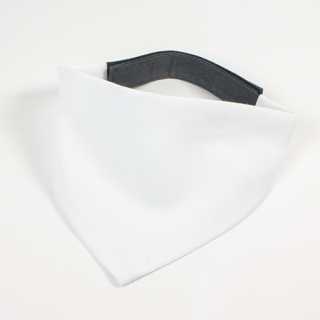 Dog bandana white with Velcro