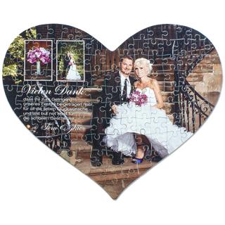 Frameless cardboard puzzle, size 285 x 400 mm