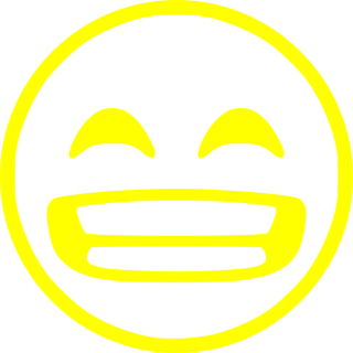 Aufkleber Smiley