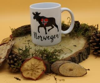 Fan Tasse Norwegen Elch