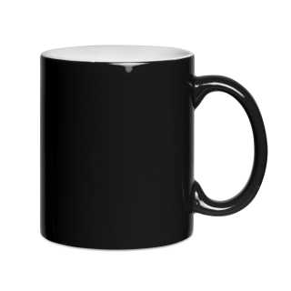 Color changing mug with magic thermal effect