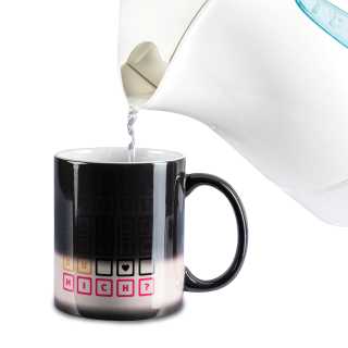 Color changing mug with magic thermal effect