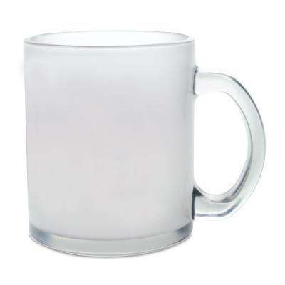 Frosted glass cup