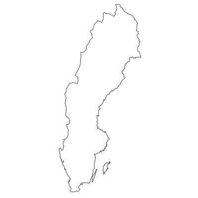 Aufkleber Schweden