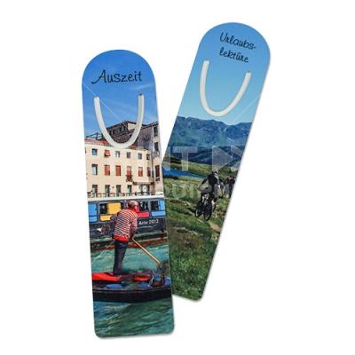 Aluminum Bookmark 32 x 128 mm with your print motiv