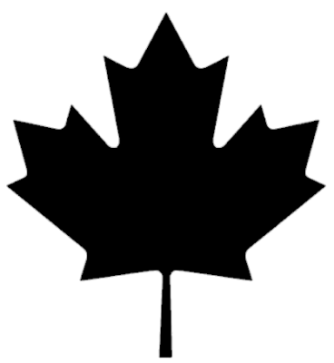 Sticker Maple leaf