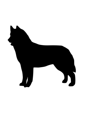Sticker Dog Husky
