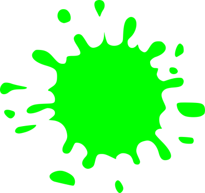 Sticker paint blob