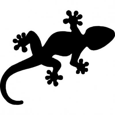 Aufkleber Gecko