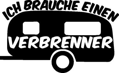 Aufkleber Ich brauche einen Verbrenner